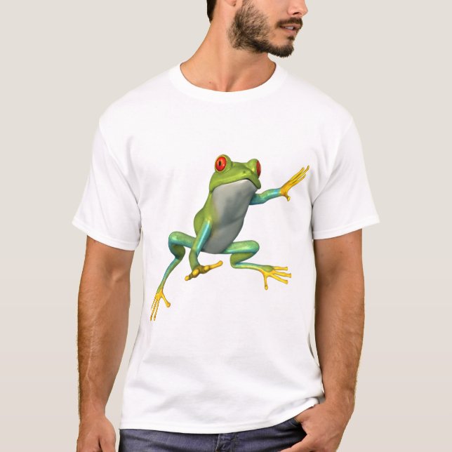 En grodaälskare utslagsplats tee shirt (Framsida)