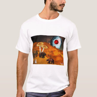 En grönt, andning planeten t shirt