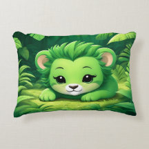 En Grönt Lejonare Unge i Jungelpipan