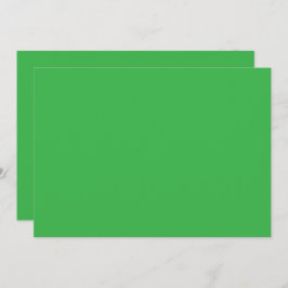 en grönt med vit gräns inbjudningar