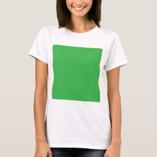 en grönt med vit gräns t shirt
