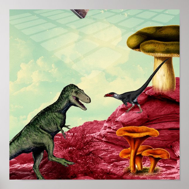 En grönt och en andlig planet poster (Framsidan)