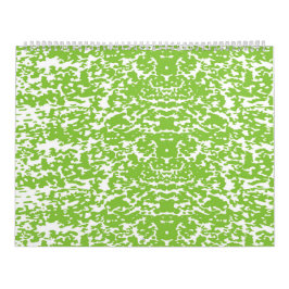 en grönt och vit abstrakt bakgrund kalender