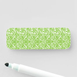 en grönt och vit abstrakt bakgrund namnbricka