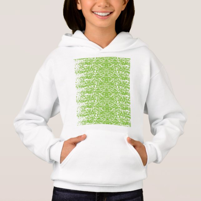 en grönt och vit abstrakt bakgrund t shirt (Framsida)