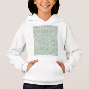 en grönt och vit bakgrund med liten löv t shirt