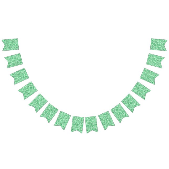 en grönt och vit bakgrund med små vita punkter vimplar (Alla)