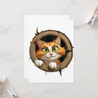 En Grönt Tecknad med Ögon Pee med Bright Inbjudningar