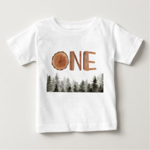 En Grönt Träd 1:a födelsedag T Shirt