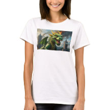 En Grönt Welsh Dragon Terrorizes London