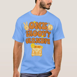 En Groovy Grandpa Retro Mamma Hippie Birthday 70s  T Shirt