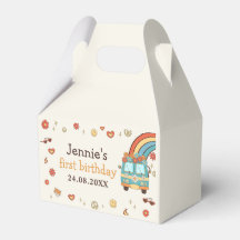 En Groovy Retro Rainbow 1:a födelsedag