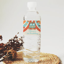 En Groovy Retro Rainbow 1:a födelsedag