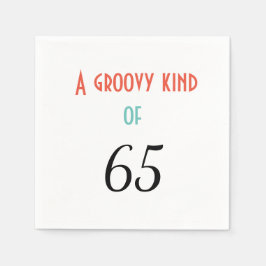 En groovy-sort på 65 pappersservett