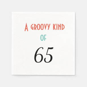 En groovy-sort på 65 pappersservett