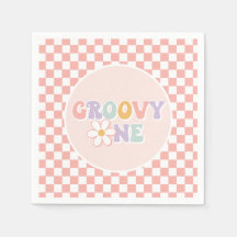 En groovy tjej Rosa Daisy-ruta