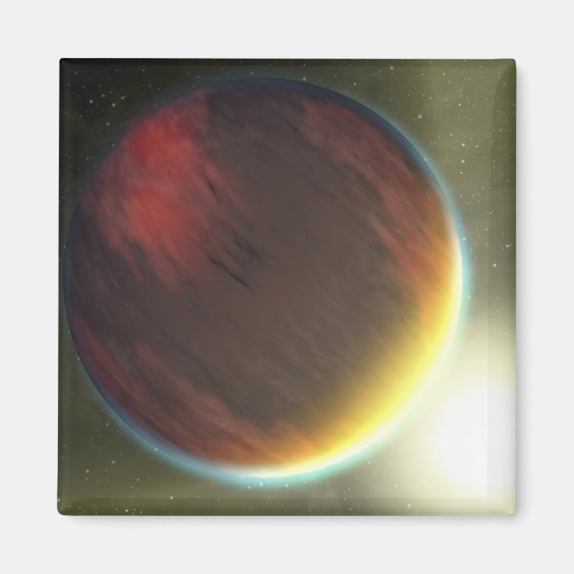 En grumlig Jupiter-lik planet som fungerar Magnet (Framsidan)
