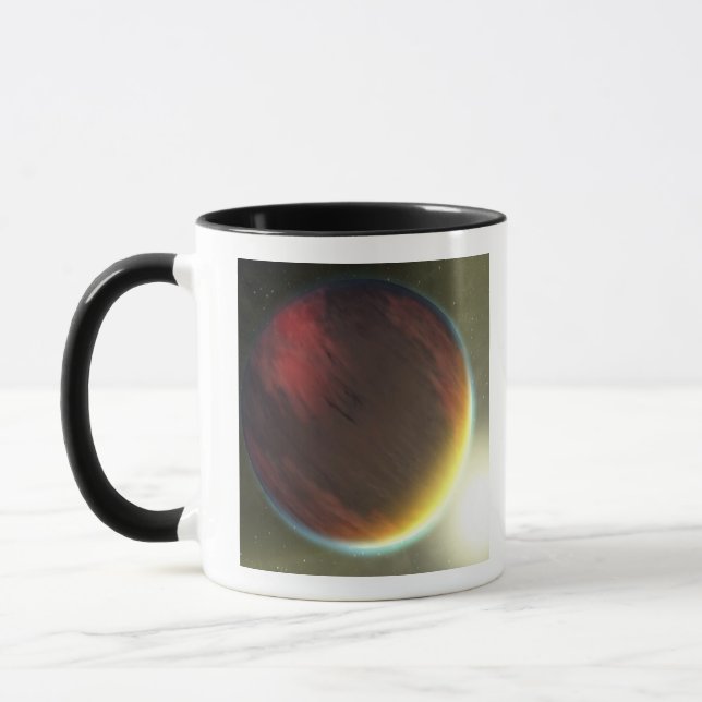 En grumlig Jupiter-lik planet som fungerar Mugg (Vänster)