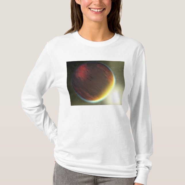 En grumlig Jupiter-lik planet som fungerar T Shirt (Framsida)