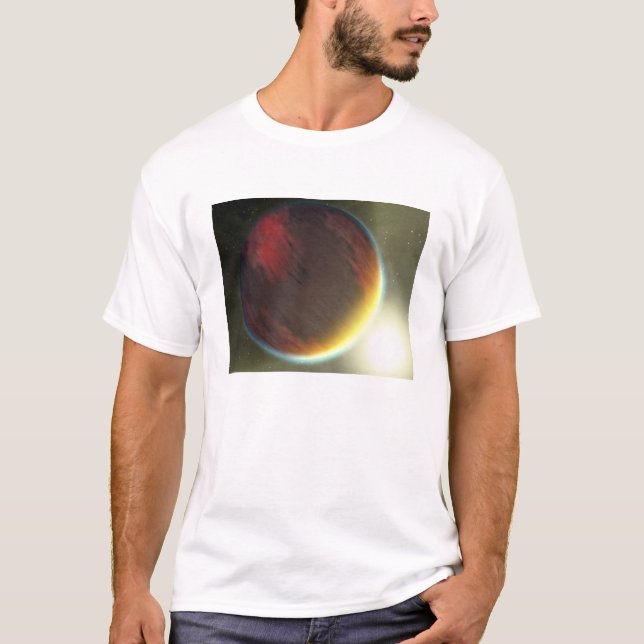 En grumlig Jupiter-lik planet som fungerar Tee (Framsida)