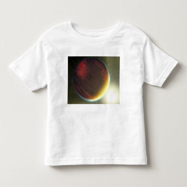 En grumlig Jupiter-lik planet som fungerar Tee Shirt (Framsida)