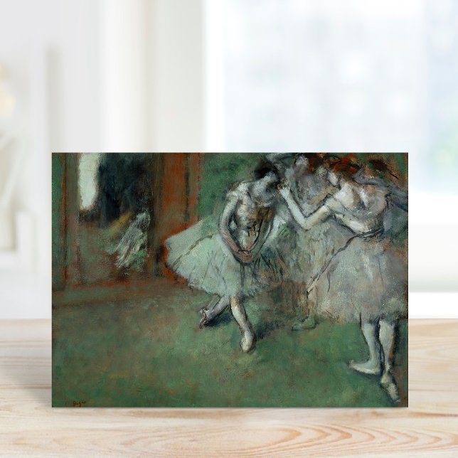 En grupp dansare | Edgar Degas Kort (Skapare uppladdad)