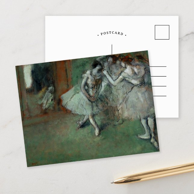 En grupp dansare | Edgar Degas Vykort (Skapare uppladdad)
