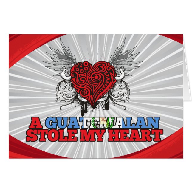 En guatemalan stal min hjärta OBS kort (Framsidan Horizontal)