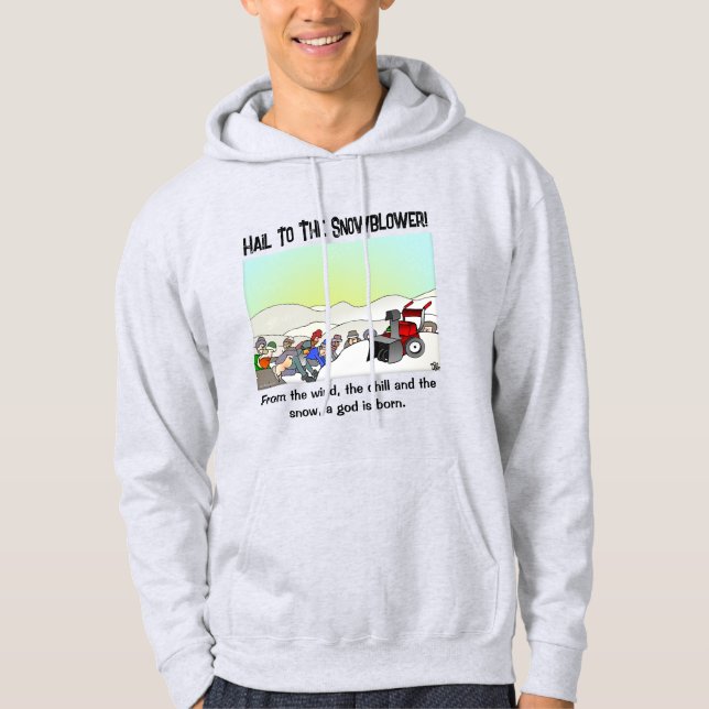 En Gud är Born Manar Hoodie (Framsida)