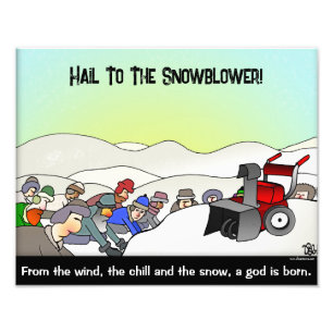 En Gud är född Fototryck