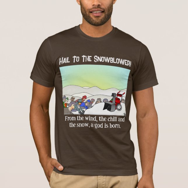 En Gud är född T-Shirt (Framsida)