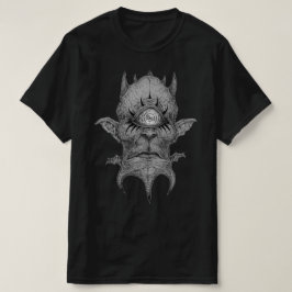 en gud, en vision - mörk t shirt