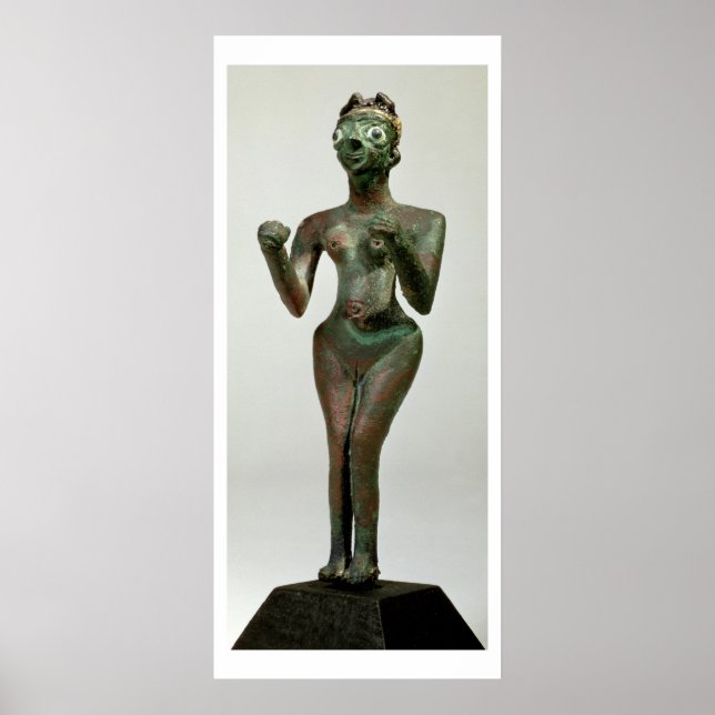 En gudinna från Mari, Tidigt Dynastic Period, c.25 Poster (Framsidan)