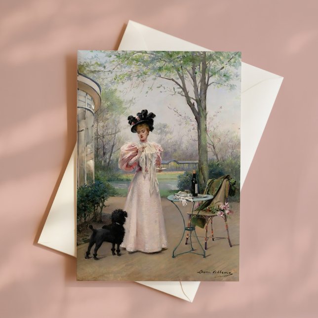 En gudomlig assistent | Louise Abbéma (Skapare uppladdad)