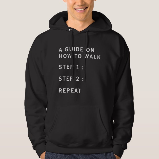En guide om hur du går hoodie (Framsida)
