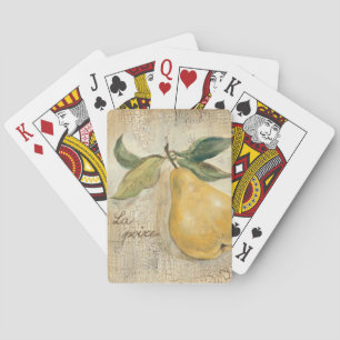 En gul Pear Casinokort