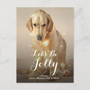 En guld- Retrieverhund Helg Vykort