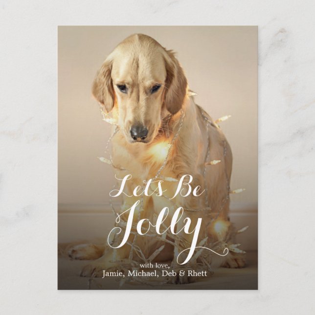 En guld- Retrieverhund Helg Vykort (Framsida)