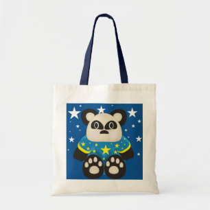 En gullig pandashopping bag tygkasse