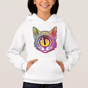 En gulögd katt t shirt