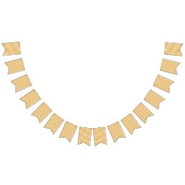 en gult och vit bakgrund med en okomplicerad de vimplar