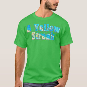 En Gult Streak T Shirt