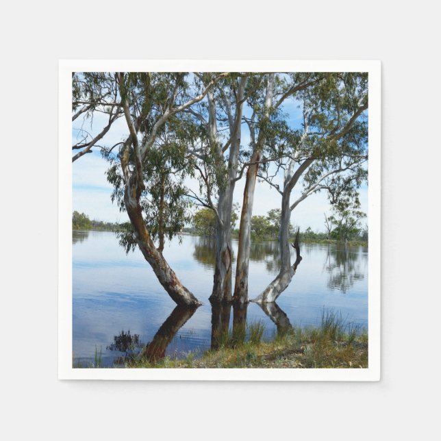 En gummi Träd, Pappersservett (Framsidan)