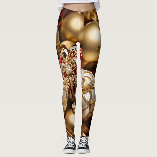 En gyllene balk leggings (Framsida)