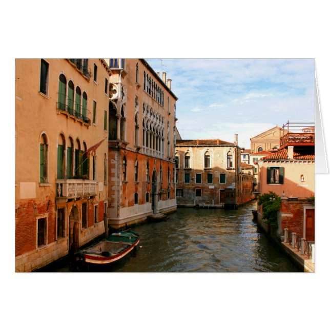 En gyllene eftermiddag hälsningskort (Framsidan Horizontal)