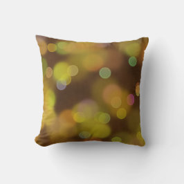 En gyllene jul Mönster på Fawn Brown Accent P Kudde