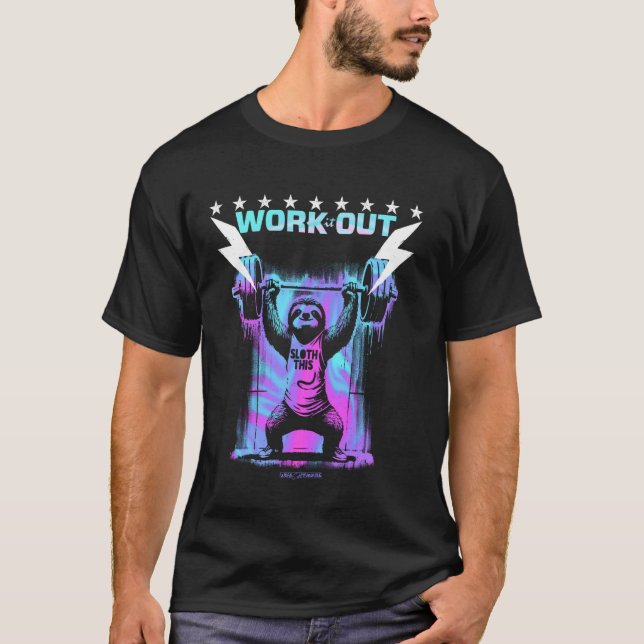 EN GYMTRÖGHET - TRÄNINGSÖVNING KUL VIBRATION T SHIRT (Framsida)