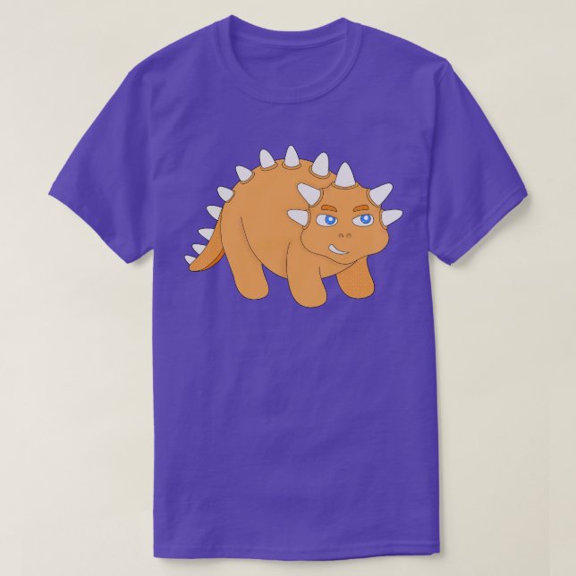 En gynnsam och akut dinosaur t shirt (Design framsida)
