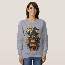 En Halloween-design säger: Kyss din mamma på en sv T Shirt
