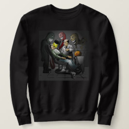 En Halloween-kväll på tandläkaren Lång Ärmad Tröja